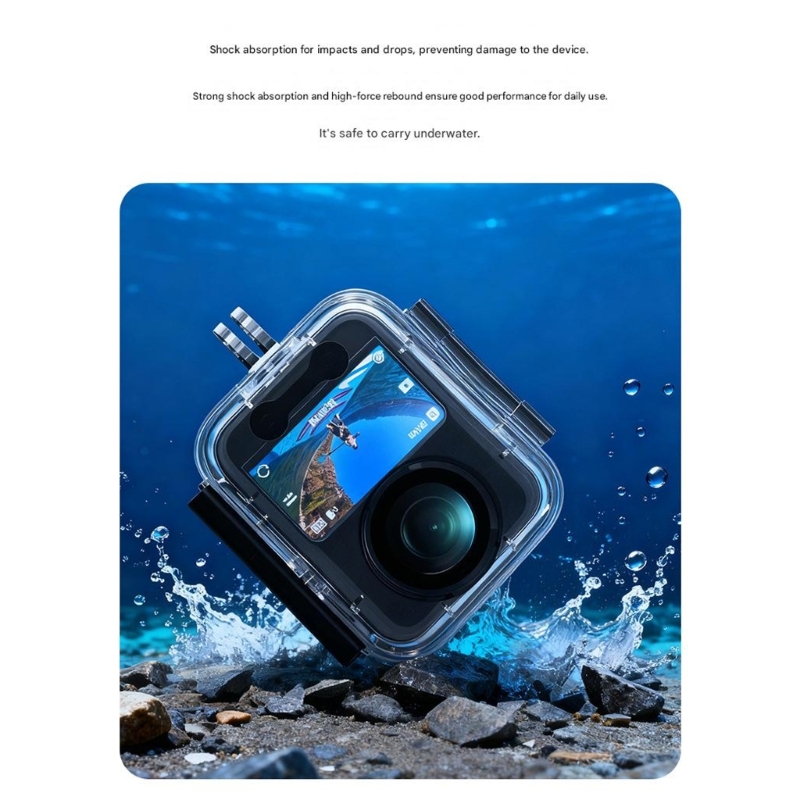 フルカバレッジ保護ケース 360 カメラダイビングケース耐海 - Drone Gimbal Case のレビューと価格