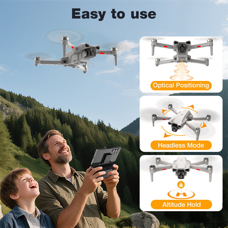 新型ホットL017プロドローン ブラシレス 3Dロール 36 - Drone Gimbal Case のレビューと価格